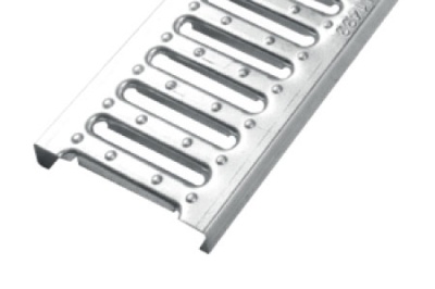 Bielbet Low Profile Drainage Channel x 1m A15 Galvanised Grate