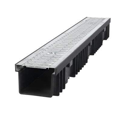 Bielbet A15 Drainage Channel x 1m Stainless Steel Grate