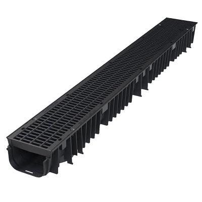 Clark Drain Shallow Channel Drain x 1m Plastic Grid CD 410/128