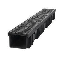 Bielbet B125 Drainage Channel x 1m Cast Iron Grate