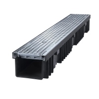 C250 Drainage Channel x 1m Galvanised Steel Grate